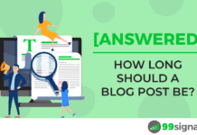 [Answered] How Long Should a Blog Post Be?