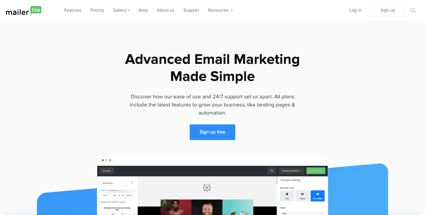 MailerLite Email Services