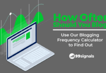 How Often Should You Blog? Use Our Blogging Frequency Calculator to Find Out