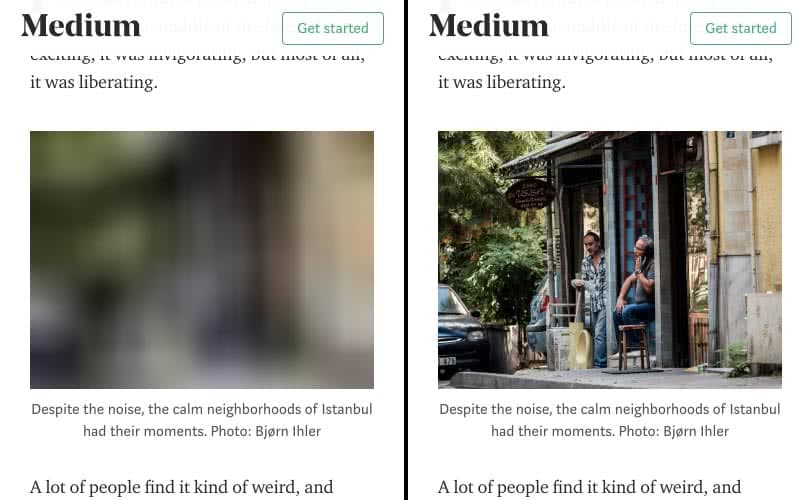 Lazy Loading Example: Medium