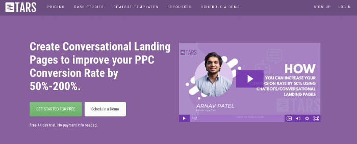 TARS Landing Pages