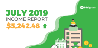July 2019 Income Report - 99signals