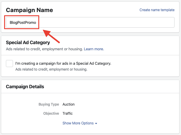 FB Ads - Campaign Name