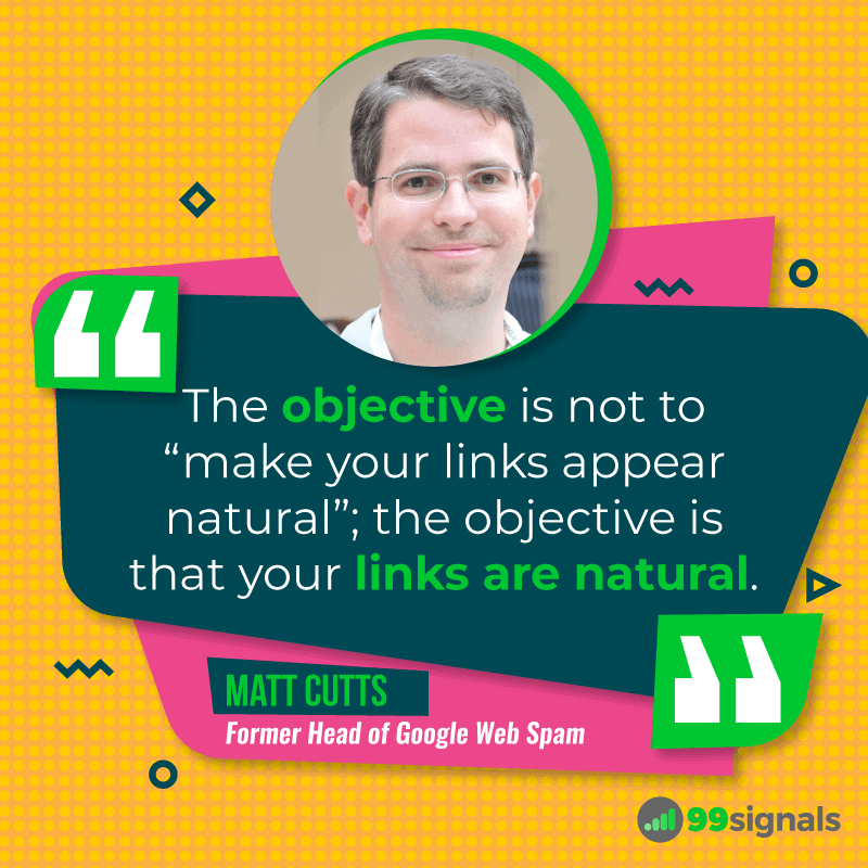 Matt Cutts on Natural Link Building