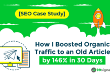 SEO Case Study: How I Boosted Organic Traffic to an Old Article by 146% in 30 Days