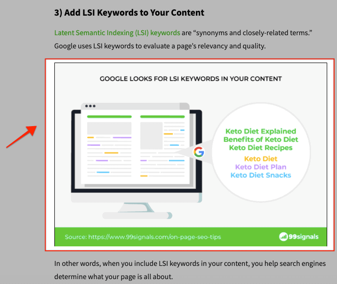 Add Visuals - Search Intent