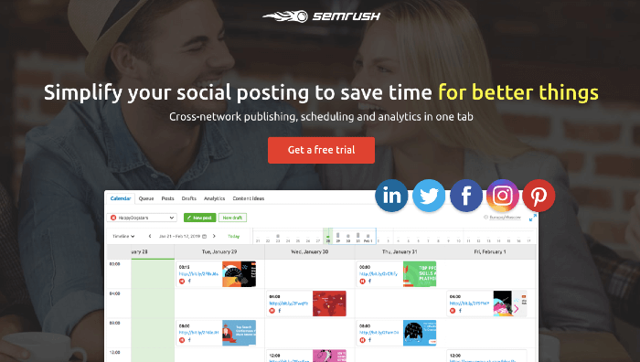 Semrush Social Media Poster