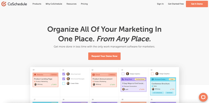 CoSchedule - Best Social Media Scheduling Tools