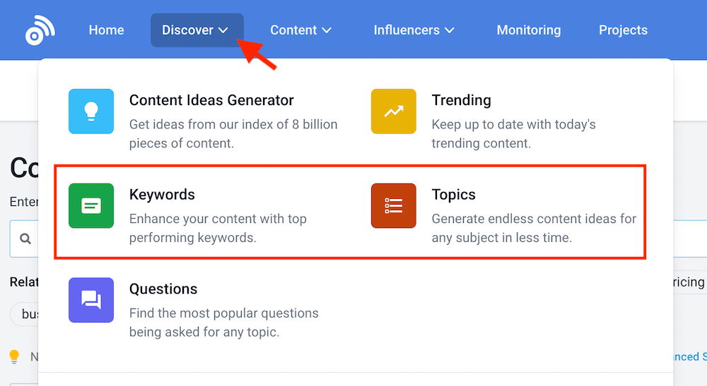 BuzzSumo - Discover Tools