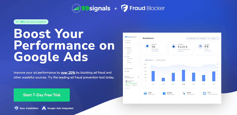 FraudBlocker 99signals Exclusive Offer