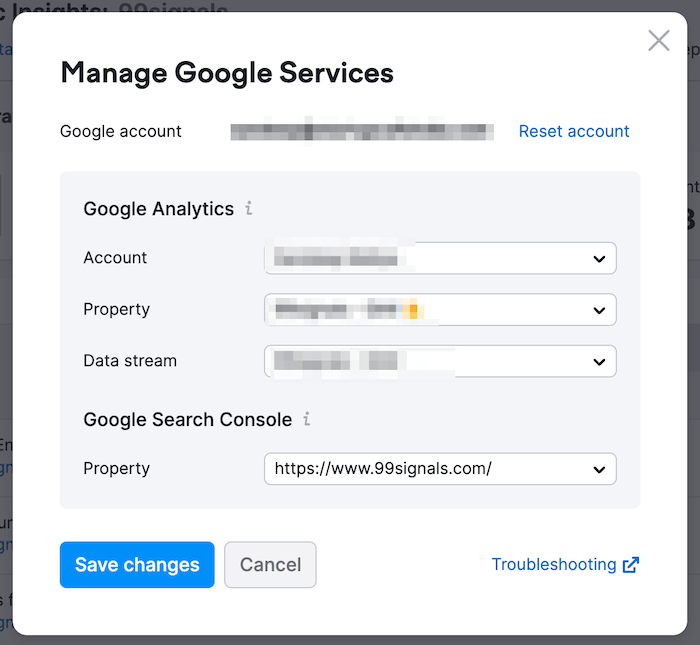 Organic Traffic Insights - Google Integration