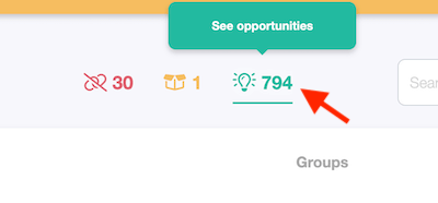 Lasso Dashboard - Opportunities