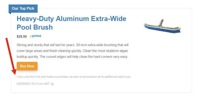 Affiliate Disclosure - Amazon