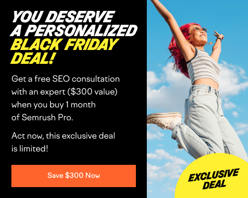 Semrush Black Friday 2024