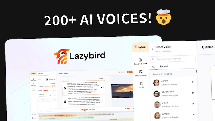 Lazybird Review: AI Voiceover Tool for Content Creators