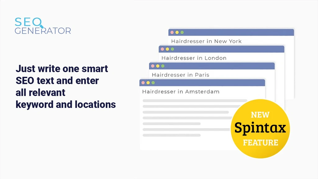 SEO Generator AppSumo Deal