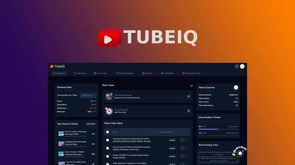 TubeIQ AppSumo Deal
