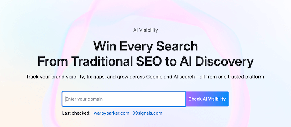 Semrush AI Visibility Toolkit