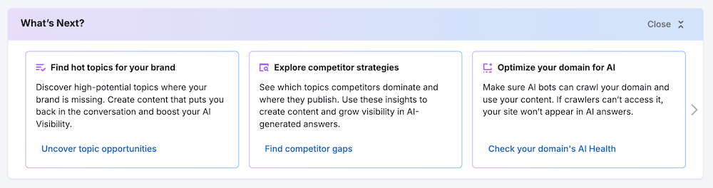 Semrush AI Toolkit - Features